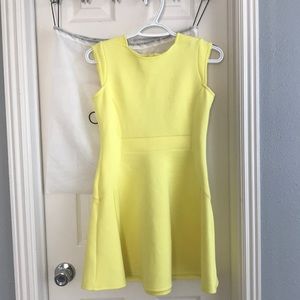 Skater dress yellow